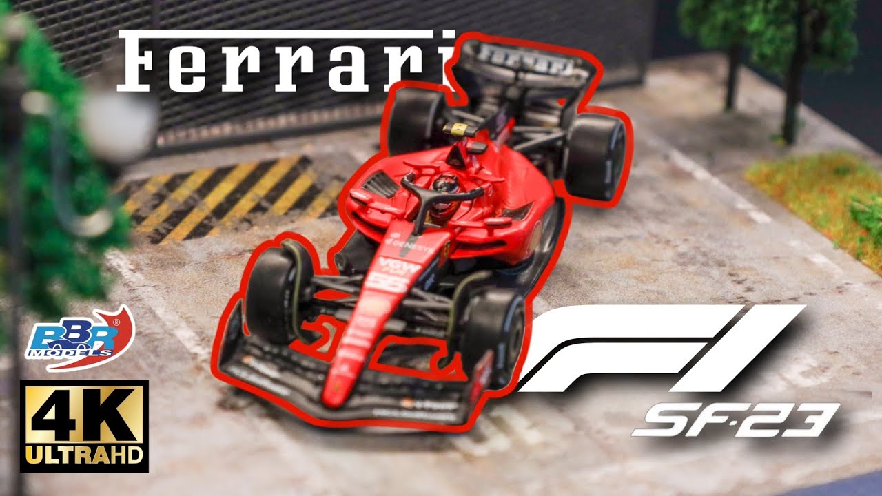 BBR 1:64 - 1F x Ferrari SF-23 #55 2023 l Cinema Shot 4K Die-cast