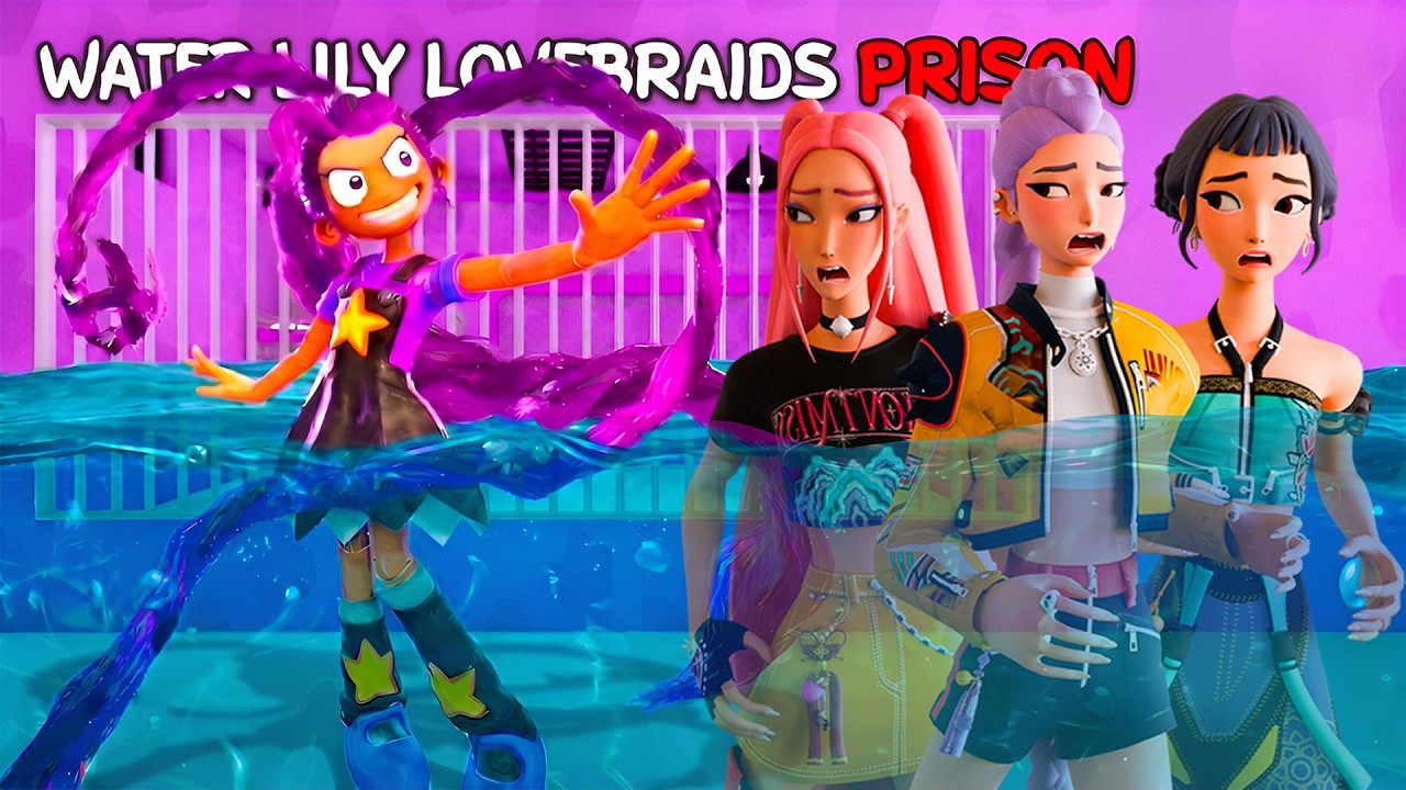 lilly❤︎‪︎様（リピーター様⑥点おまとめ） Kpop Demon Hunters Plays UNDERWATER LILY LOVEBRAIDS Prison Run in