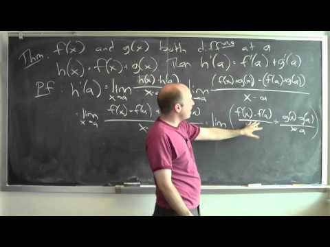 Why is derivative