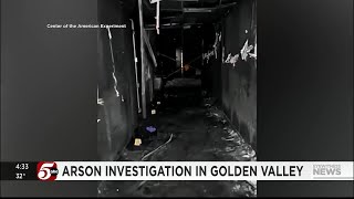 Businesses displaced after suspected arson in Golden Valley