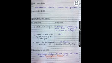 Lesson plan-5 |Mathematics |Pythagorean theorem |D.EL.ED #jbt #lessonplan #mathematics  #studypoint
