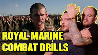 GOOD JOB THEY HAVE GUNS!...  UFC FIGHTER REACTS TO ROYAL MARINES COMBAT DEMO!