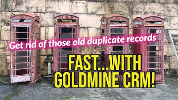 How to remove duplicate records in a CRM system