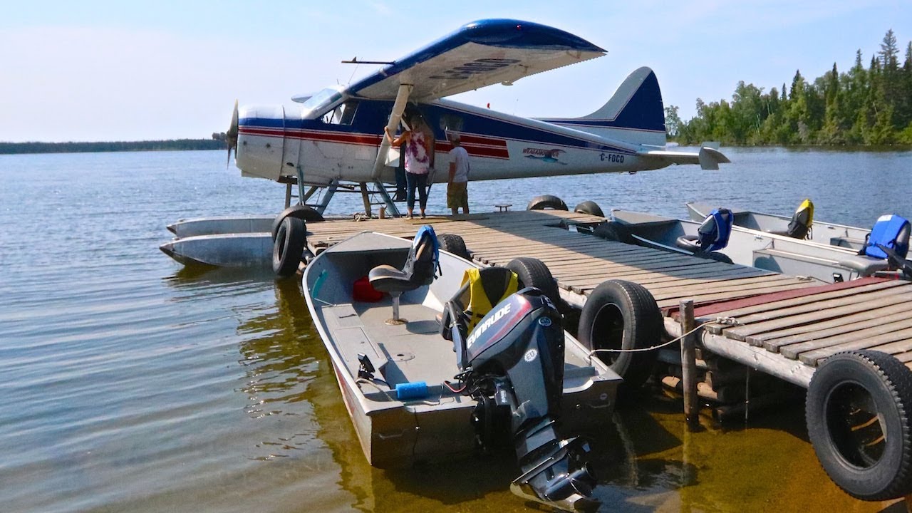 Float Plane Ride Into North Caribou Lake - August 2018 - YouTube