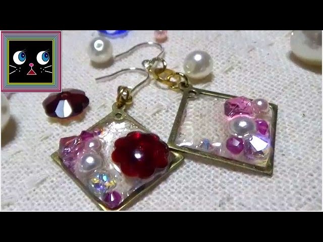 【resin craft】The pierced earring version【レジンピアス】