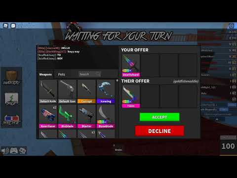 Will anyone trade me corrupt and Luger for my chroma tides? On mm2