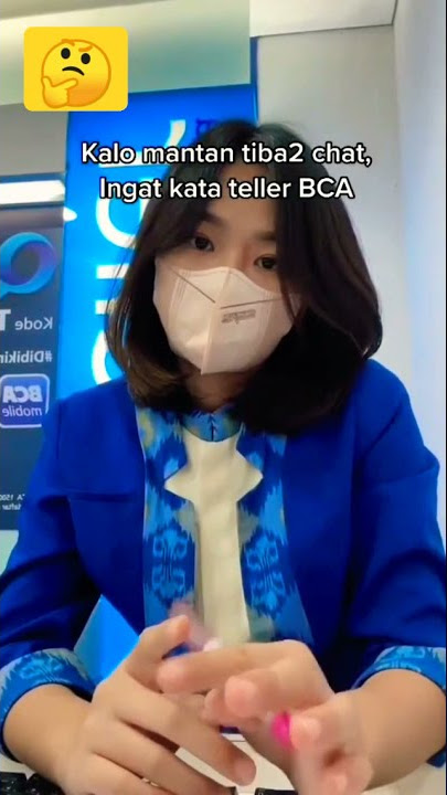 🤔Apa Nih Kata Teller Bank BCA?? #shorts #dahliafm