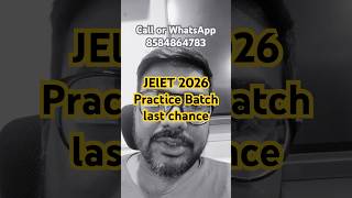 JELET 2026 Practice Batch #jelet#shorts#easy2learning