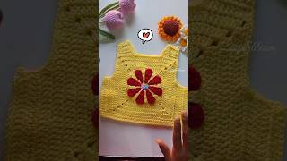 Crochet baby vest Fit Check ✅ | Tamil tutorial for beginners #crochet #shortsfeed