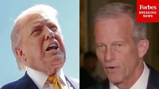 Reporter Asks John Thune: Is The '$1.8 Billion Weaponization Fund' For Trump's Allies Legitimate?