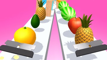 Slicer Runner Game! Satisfying and Relaxing ASMR Slicing Video