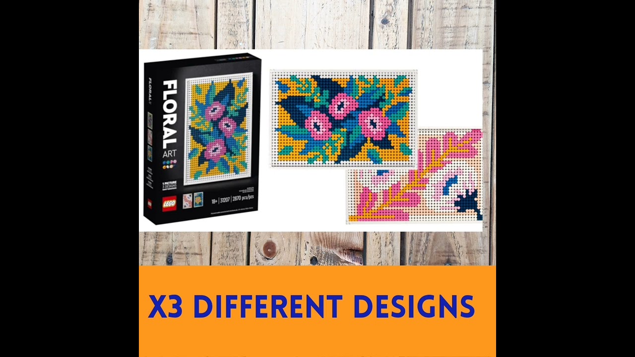 NEW LEGO Flower Art Mosaic 