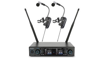 SGPRO D-333T Saxophone Microphone Wireless Professional, Dual System