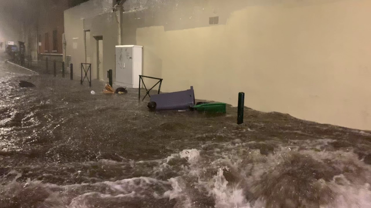 orage sur Toulouse. Images : Guillaume Pannetier occitanie esl