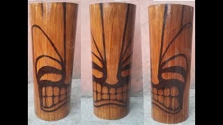 How To Make Tiki From Pvc Pipe -Totem