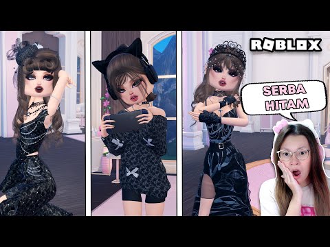 Dandan Serba Hitam Di Dress To Impress ?!! [Roblox Indonesia]