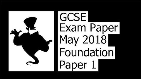 May 2018 Foundation Paper 1