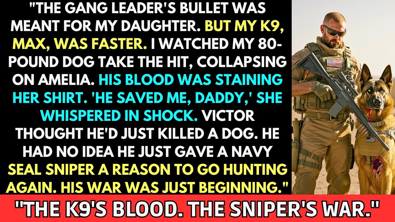 Gang Leader Shot My Daughter—K9 Dog Saved Her Life—Her Dad Was Navy SEAL Sniper for 22 Years
