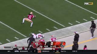 Brandon Aiyuk hurdle! San Francisco 49ers @ Cleveland Browns - NFL Week 6 2023