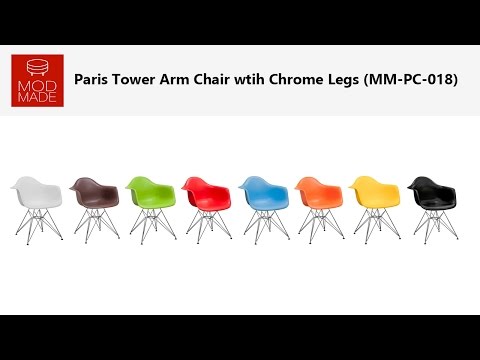 Paris Tower Arm Chair wtih Chrome Legs Product Introduction & Assembly Tutorial