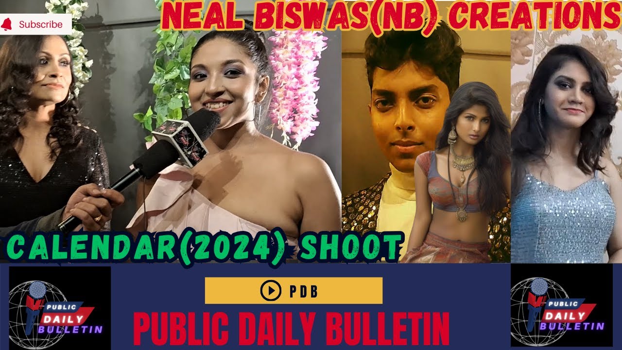 NB Creations Calendar Shoot and Western Gowns, Dresses | Photoshoot Pose tutorials | 