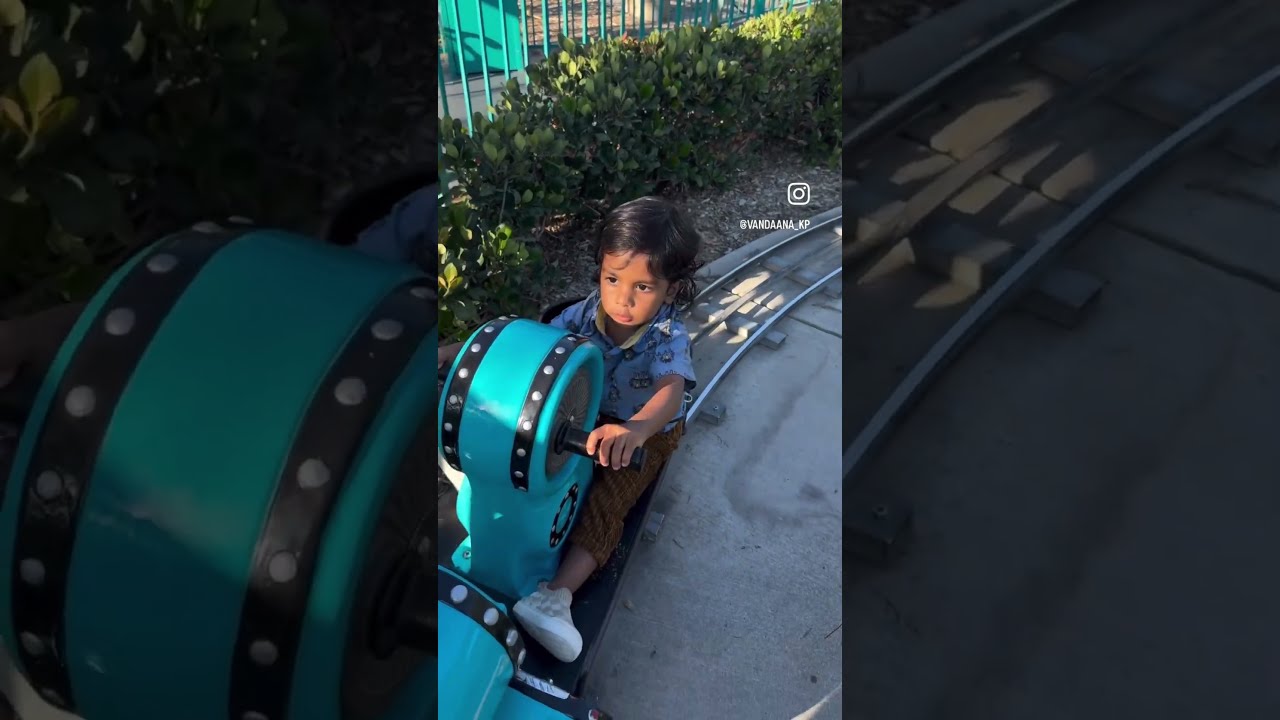 Shikha and Dhruva having fun at Adventure city!! 