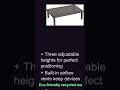 laptop monitor stand cheap - HUANUO 3 Height Adjustable Riser