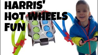 Hot Wheels Rebound Raceway Playset with Harris