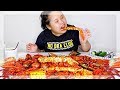 MUKBANG SEAFOOD BOIL! 먹방 (EATING SHOW!) KING CRAB + CRAWFISH +  MUSSELS
