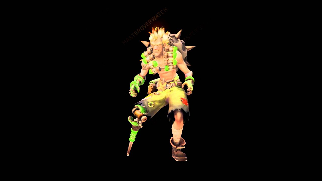 HD Irradiated Junkrat Overwatch Skin