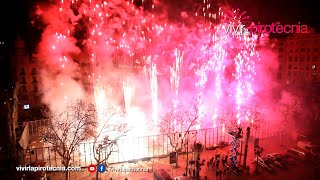 Fallas Valencia 2024. Nit de l'Alba 2024. Castillo Fuegos Artificiales. 15 Marzo. Pirotecnia Aitana