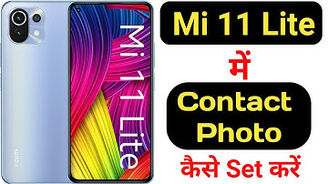 How to set photo on any contact in Mi 11 Lite || Mi 11 Lite me contact par photo kaise lagaye ||