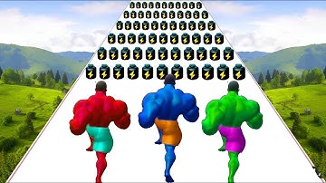 Muscle Rush All Levels walkthrough gameplay Android iOS Free Update Mobile games GFP2BA