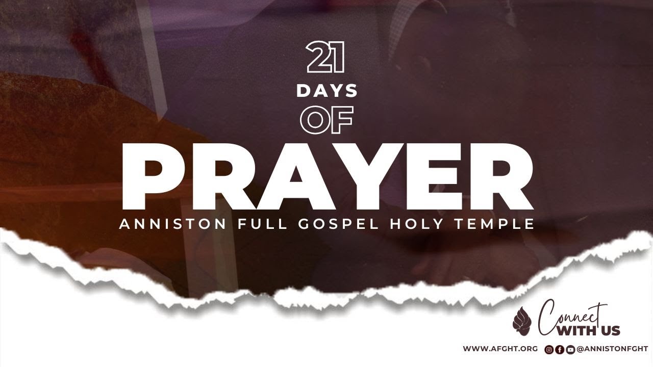 21 Days of Prayer - Day 9 - YouTube