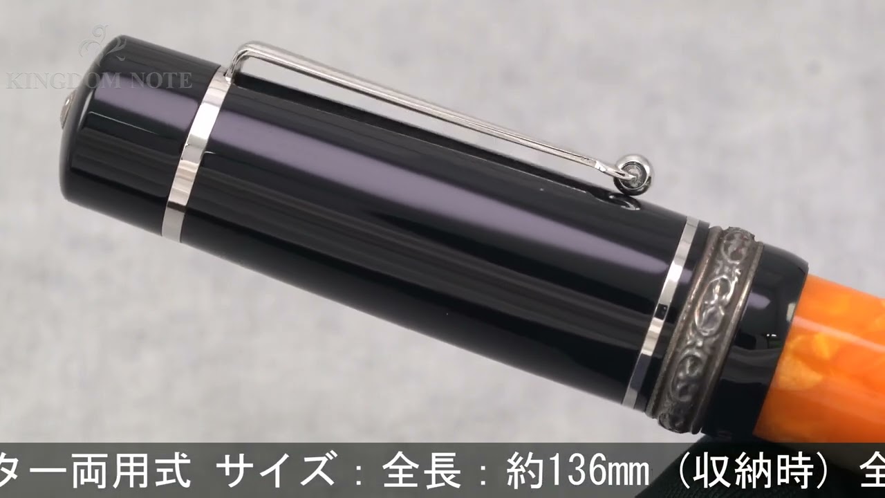 DELTA デルタ 万年筆 ドルチェビータ ミディアム 18K/M (旧型) - YouTube