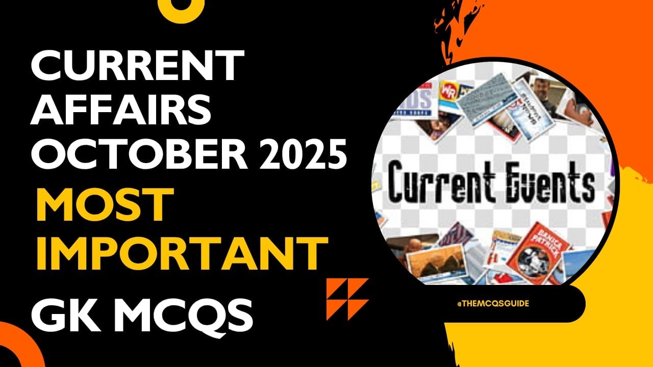 Current affairs October 2025 | National, International Current affairs PPSC, FPSC,CSS, all jobs