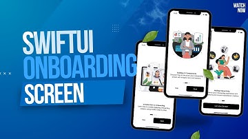 SwiftUI Onboarding Screen | TabView, Custom Page Indicator, App State