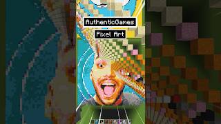 Minecraft Satisfying Authentic Games Pixel Sand Art Fall #shorts #minecraft #asmr