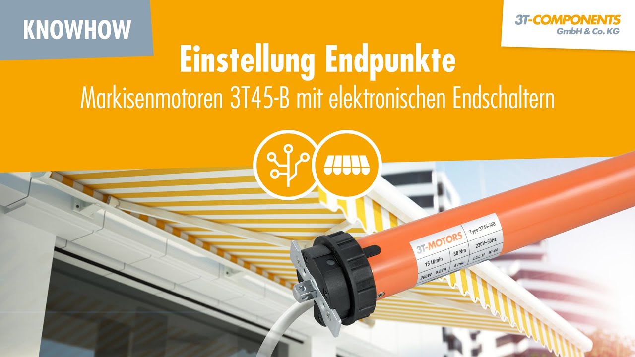 Markise Endpunkte Einstellen