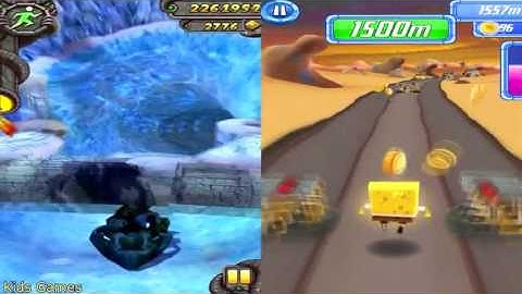 Android Game 2017 #Temple Run 2 vs SpongeBob Sponge on the Run