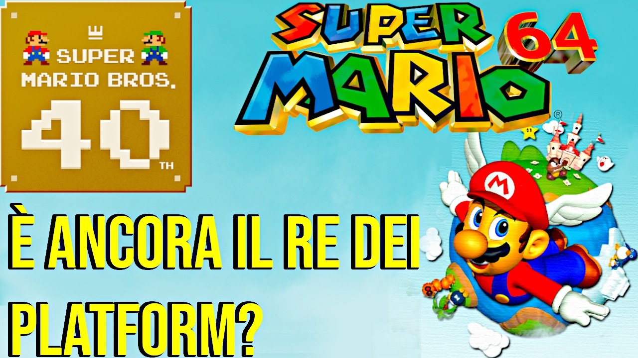 40 Anni di Mario 64 è ancora il re dei platform?