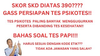 PASTI MUNCUL!! PEMBAHASAN SOAL PSIKOTES SUBTES PAPI TEST!!!! SOAL PALING  MENGGUGURKAN PESERTA!!! screenshot 4