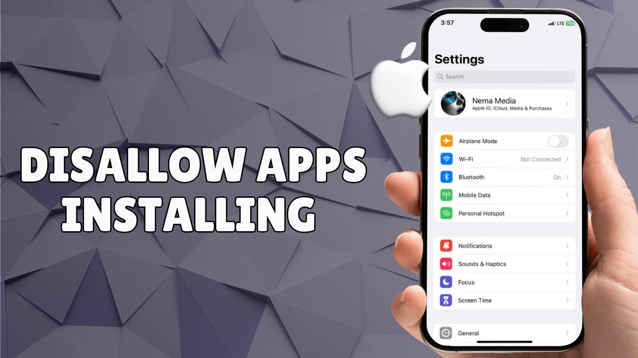 How to Disallow Apps Installing on iPhone - YouTube