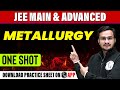 Metallurgy in 1 shot  all concepts tricks  pyqs covered  jee main  advanced