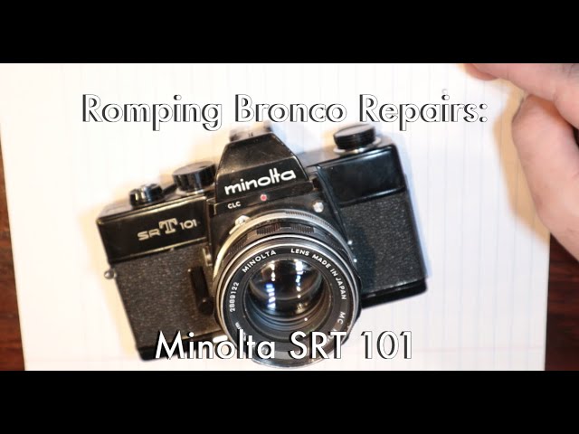 【動作確認済】 Minolta SR T 101 F0310-32x minolta SR T 101 の使い方♪ - 〔BLOG〕パピオカメラ│フィルム