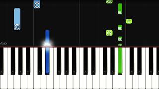 How to play How Deep Is Your Love by The Bee Gees on piano | Easy Piano Songs