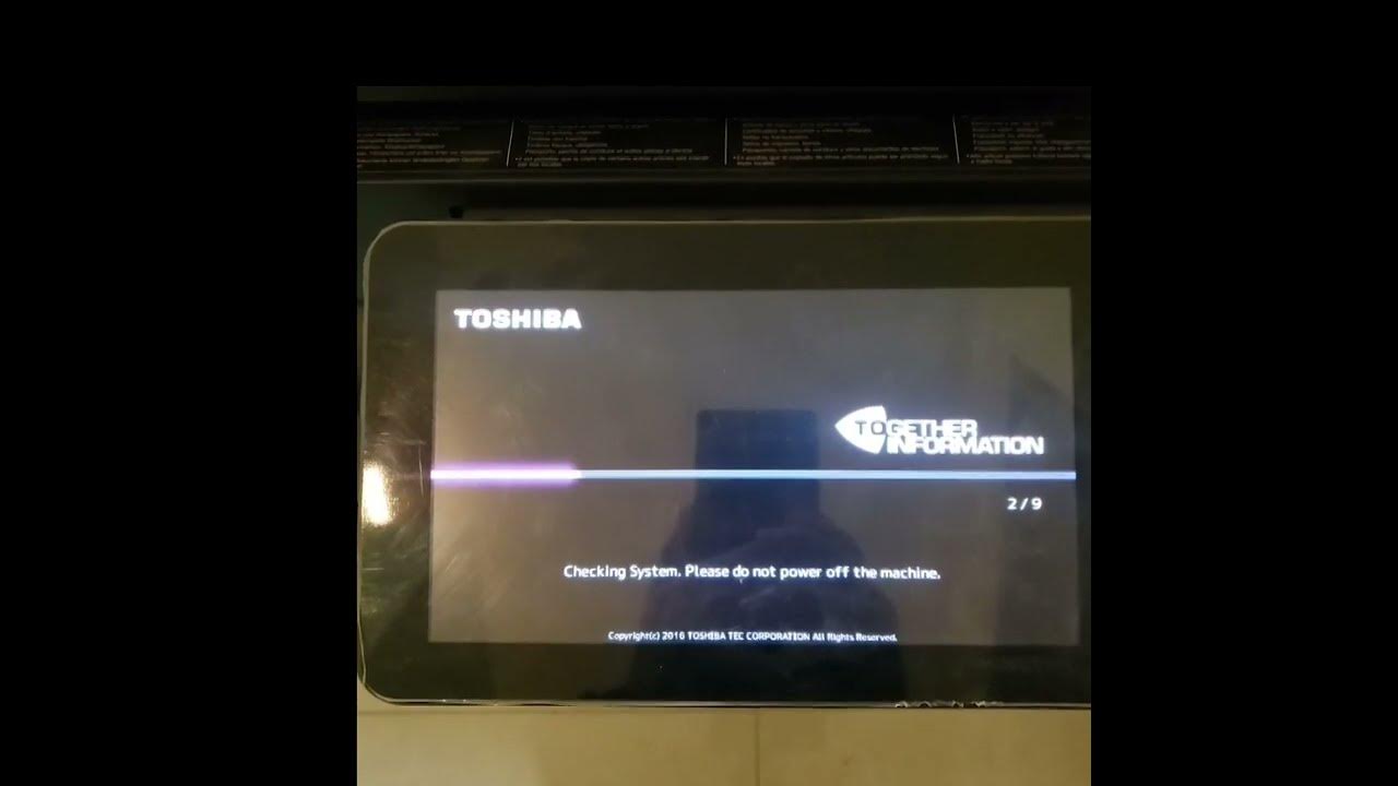 How to fix error f101 toshiba printer youtube