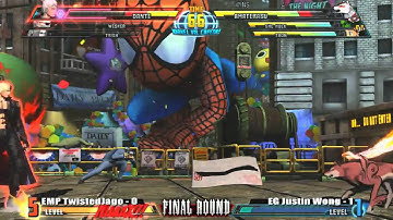 EMP TwistedJago vs EG Justin Wong FRXIV Marvel vs Capcom 3 Top 16