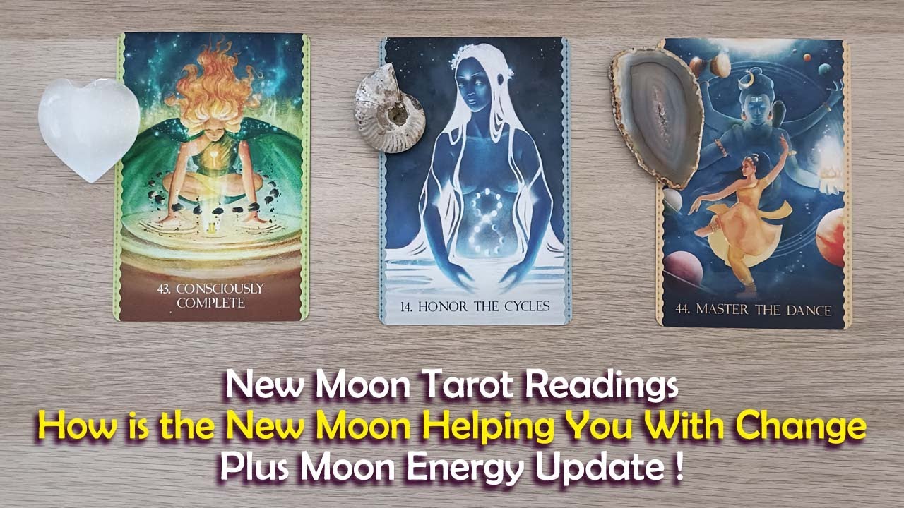New Moon Readings to Assist With Change🌒🌓🌑🌗🌔Plus Moon Month Energy Report!👉📩💥Pick A Card Tarot