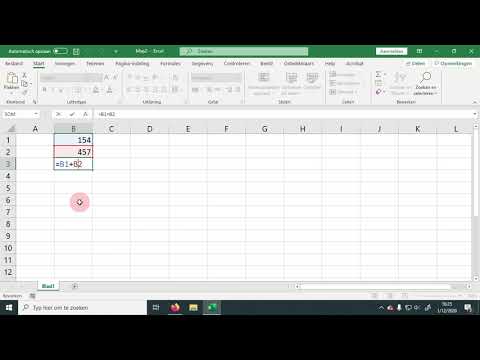 Video: Hoe Om 'n Formule In Excel In Te Voeg